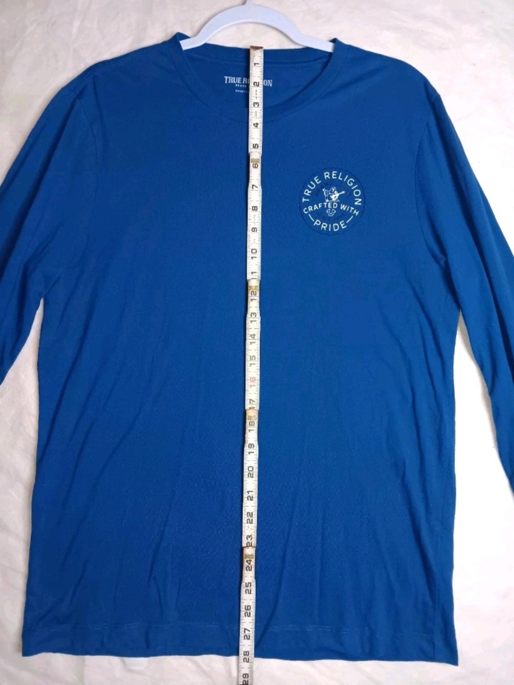 True Religion Long  Sleeve Blue Unisex Shirt Size M